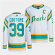 Men's San Jose Sharks #39 Logan Couture White 2022 Reverse Retro NHL Jersey