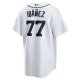 Men's Detroit Tigers Andy IbÃÂ¡?ez Nike White Home  Replica Player Jersey