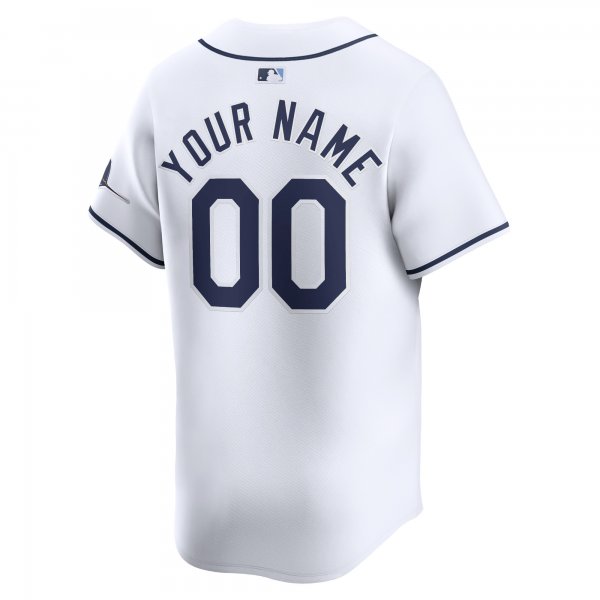 Men's Tampa Bay Rays Nike White Home Limited Custom Jersey