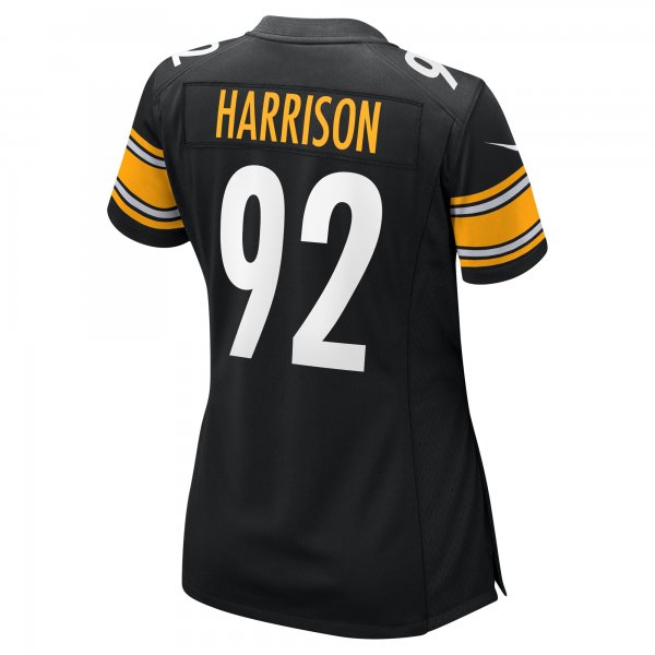 Women's Pittsburgh Steelers James Harrison Nike Black Retired Game Jersey