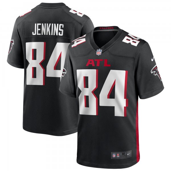 Men's #84 Alfred Jenkins Atlanta Falcons Nike Limited Retired Player Black Jersey