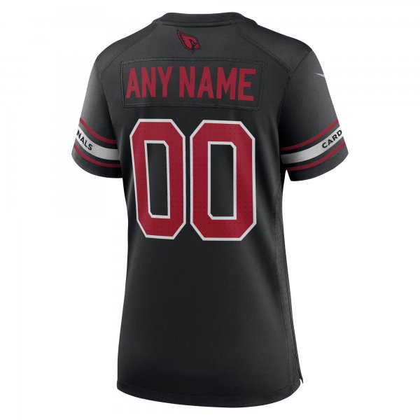 Women's Arizona Cardinals Nike Black Alternate Custom Game Jersey