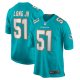 Men's Miami Dolphins David Long Jr. Nike Aqua Game Jersey