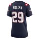 Women's New England Patriots Isaiah Bolden Nike  Navy Team Game Jersey