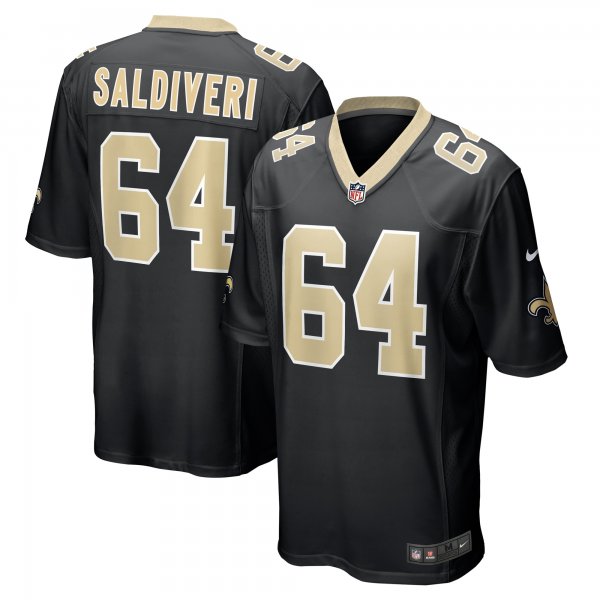 Men's New Orleans Saints Nick Saldiveri Nike  Black Team Game Jersey