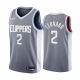 Los Angeles Clippers #2 Kawhi Leonard Gray NBA Swingman 2020-21 Earned Edition Jersey