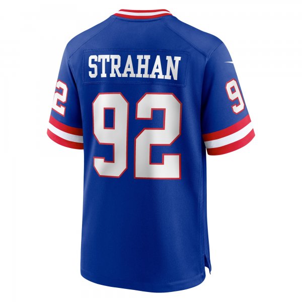 Men's New York Giants Michael Strahan Nike Royal Classic Retired Player Game Jersey