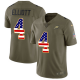 Nike Philadelphia Eagles #4 Jake Elliott Olive/USA Flag Men's Stitched NFL Limited 2017 Salute To Service Jersey