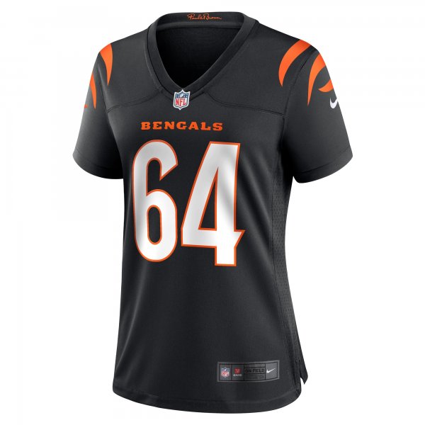 Women's Cincinnati Bengals Ted Karras Nike Black Game Player Jersey