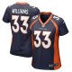 Women's Denver Broncos Javonte Williams Nike Navy Home Game Player Jersey