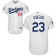 Los Angeles Dodgers #23 Kirk Gibson White Flexbase Collection 2017 World Series Bound Stitched MLB Jersey