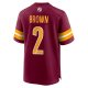 Men's Washington Commanders Dyami Brown Nike Burgundy Player Game Jersey