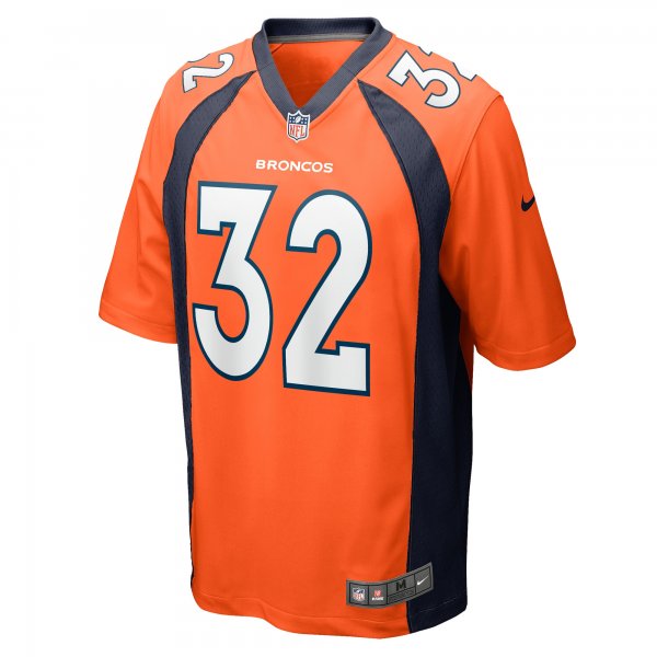 Men's Denver Broncos Delarrin Turner-Yell Nike Orange Game Player Jersey