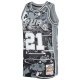 Men's San Antonio Spurs Tim Duncan Mitchell & Ness Silver 1998/99 Hardwood Classics Lunar New Year Swingman Jersey