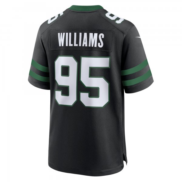 Men's New York Jets Quinnen Williams Nike Legacy Black Alternate Game Jersey