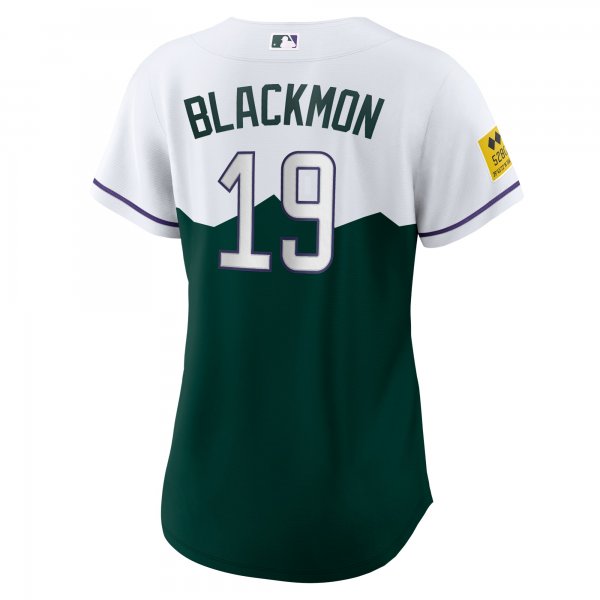 Women's Colorado Rockies Charlie Blackmon Nike White/Forest Green City Connect Replica Player Jersey