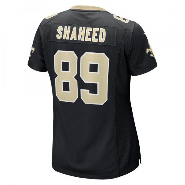 Women's New Orleans Saints Rashid Shaheed Nike Black Game Player Jersey