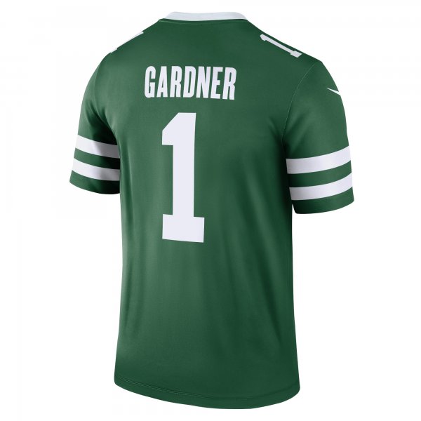 Men's New York Jets Ahmad Sauce Gardner Nike Legacy Green Legend Jersey