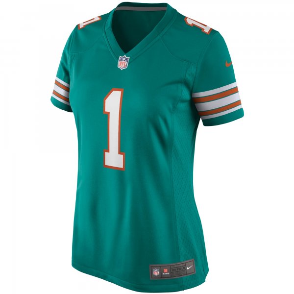 Women's Miami Dolphins Tua Tagovailoa Nike Aqua Alternate Game Jersey