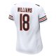 Women's Chicago Bears Caleb Williams Nike White 2024 NFL Draft Game Player Jersey