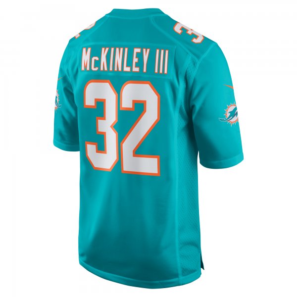 Men's Miami Dolphins Verone McKinley III Nike Aqua Game Player Jersey