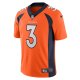 Men's Denver Broncos Russell Wilson Nike Orange Team Vapor Limited Jersey