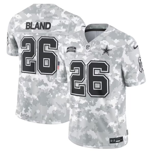 Men's Dallas Cowboys #26 DaRon Bland Nike Arctic Camo 2024 Salute to Service Limited Jersey