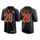 Men's Cincinnati Bengals #28 Joe Mixon 2022 Black Super Bowl LVI limited Stitched Jersey