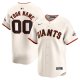 Youth San Francisco Giants Nike Cream Home Limited Custom Jersey