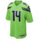 Men's Seattle Seahawks DK Metcalf Nike Neon Green Game Jersey