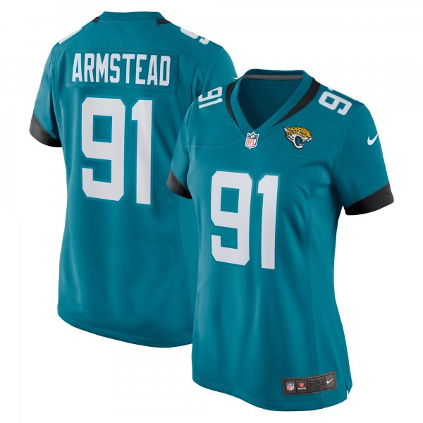 Women's Jacksonville Jaguars Arik Armstead Nike  Teal Team Game Jersey