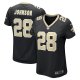 Women's New Orleans Saints Lonnie Johnson Nike Black Game Player Jersey