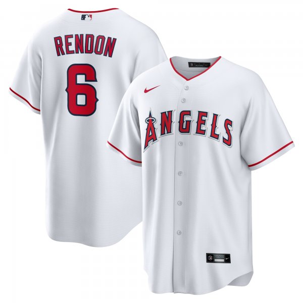 Men's Los Angeles Angels Anthony Rendon Nike White Home Replica Player Name Jersey