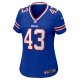 Women's Buffalo Bills Terrel Bernard Nike Royal Game Player Jersey