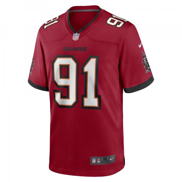 Men's Tampa Bay Buccaneers Mike Greene Nike Red Game Player Jersey