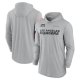 Men's Nike Gray Los Angeles Chargers 2024 Salute to Service Lightweight Performance Long Sleeve Hoodie T-Shirt