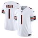 Men's Chicago Bears Justin Fields Nike White Vapor F.U.S.E. Limited Jersey