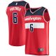 Men's Washington Wizards Kristaps Porzingis Fanatics Red Fast Break Replica Jersey - Icon Edition