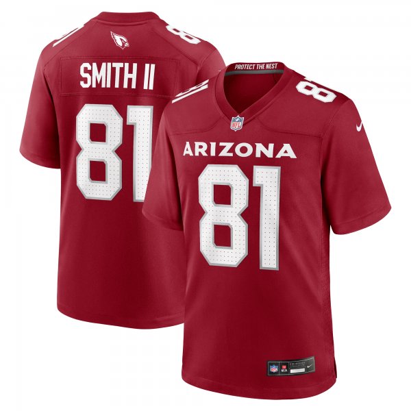 Men's Arizona Cardinals Jeff Smith II Nike  Cardinal  Game Jersey