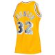 Men's Los Angeles Lakers Magic Johnson Mitchell & Ness Gold 1984/85 Hardwood Classics NBA 75th Anniversary Diamond Swingman Jersey