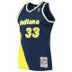 Men's Indiana Pacers Antonio Davis Mitchell & Ness Navy 1996/97 Hardwood Classics Swingman Jersey