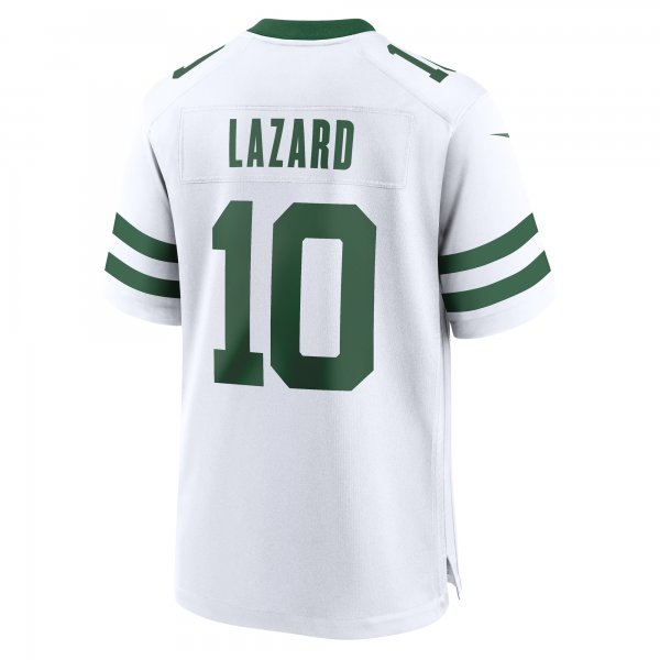 Men's New York Jets Allen Lazard Nike White Legacy Player Game Jersey