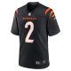 Men's Cincinnati Bengals Evan McPherson Nike Black Game Jersey