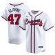 Men's Atlanta Braves Tom Glavine Nike White Home Limited Player Jersey