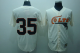 Mitchell And Ness Houston Colts #35 Joe Morgan Stitched Cream Throwback MLB Jersey