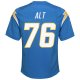 Youth Los Angeles Chargers Joe Alt Nike Powder Blue 2024 NFL Draft First Round Pick Player Game Jersey