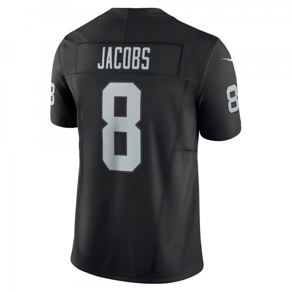 Men's Las Vegas Raiders Josh Jacobs Nike Black Vapor F.U.S.E. Limited Jersey