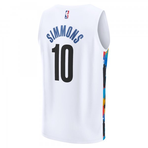 Youth  Ben Simmons Fanatics  Fastbreak Jersey - City Edition