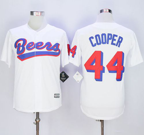 Beers Movie #44 Joe Cooper White Stitched Basketball NBA Jersey