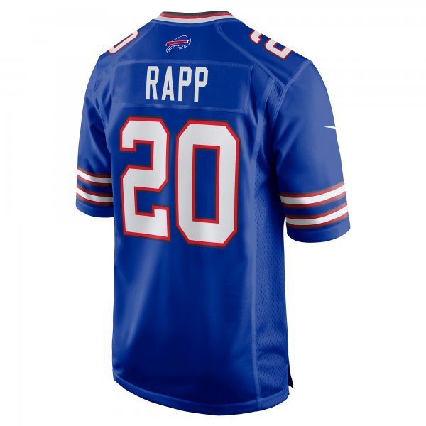 Men's Buffalo Bills Taylor Rapp Nike Royal Game Jersey